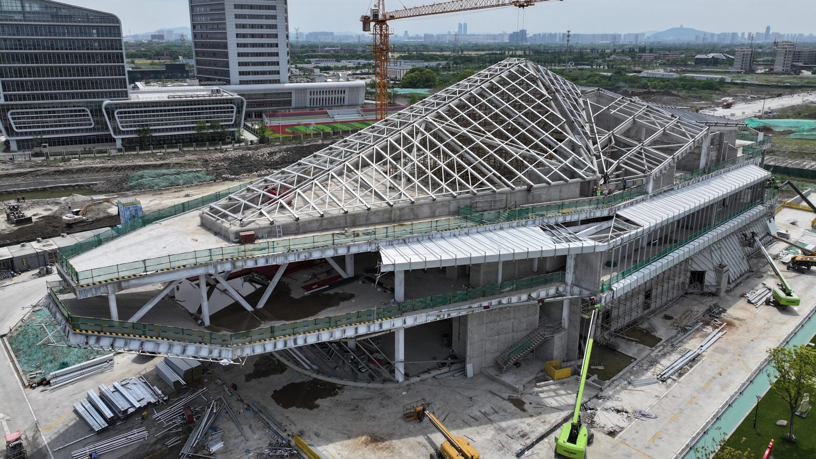 yuanfang steel structure huzhou robot center 02