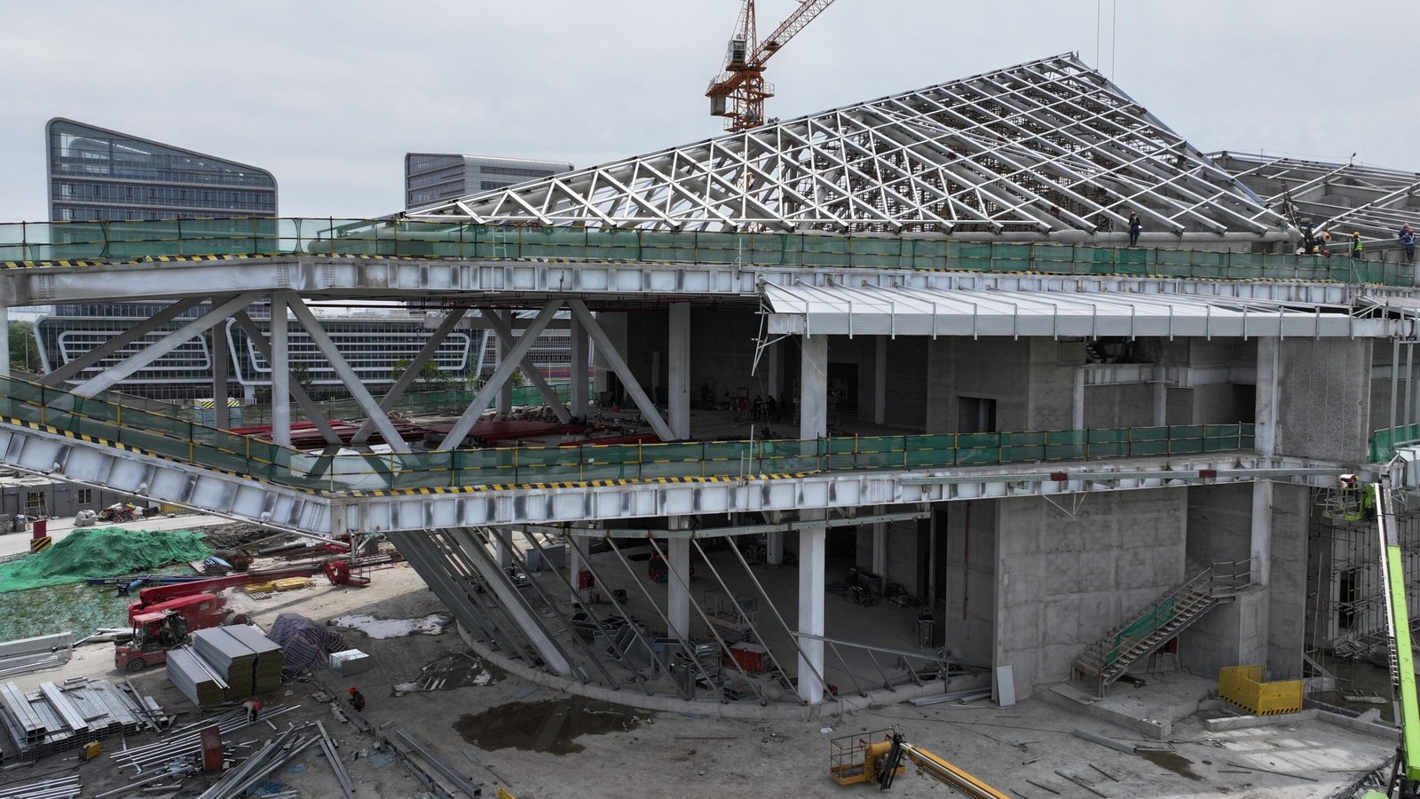 yuanfang steel structure huzhou robot center 05