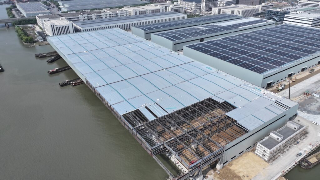 Yuanfang-Steel-Structure-LINHANG-Logistics-Wharf-Project-01