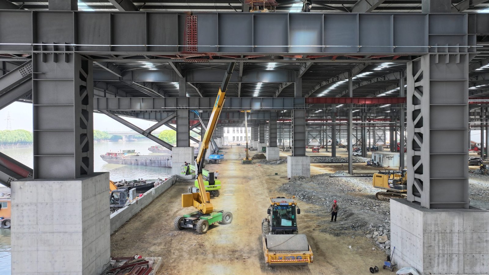 Yuanfang-Steel-Structure-LINHANG-Logistics-Wharf-Project-03