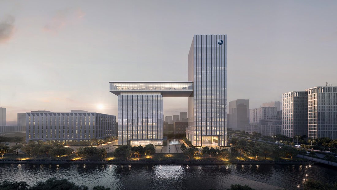 pre-engineered steel structure office building